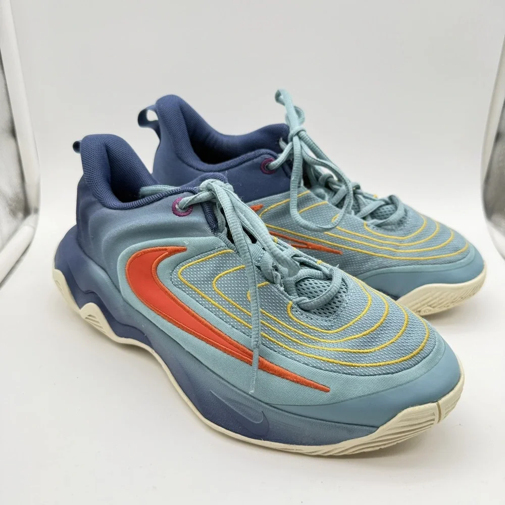 Nike Giannis Immortality GS Basketball Shoes Youth Size 5 Blue Orange DB6081-409